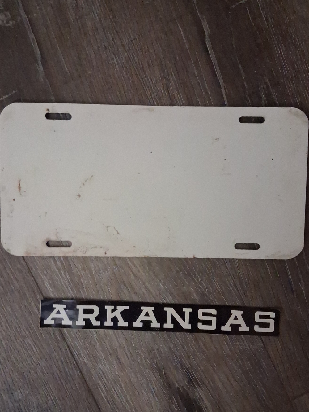 Arkansas Razorback License Plate - Picture 4 of 5